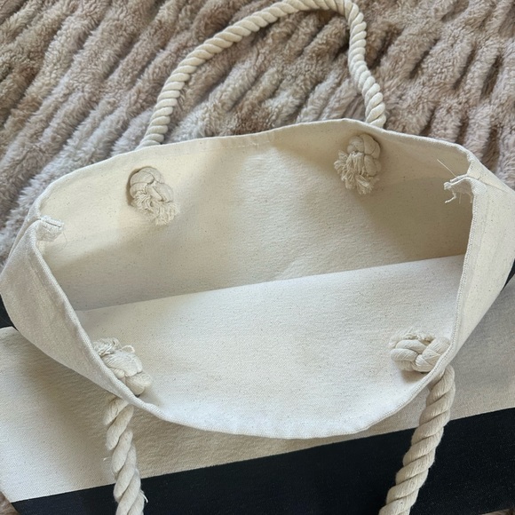 Pure Barre Canvas tote. Only used once. Like new - Picture 5 of 5